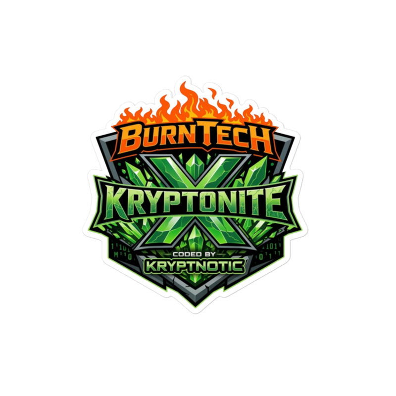 Kryptonite X - Kiss-cut vinyl decals