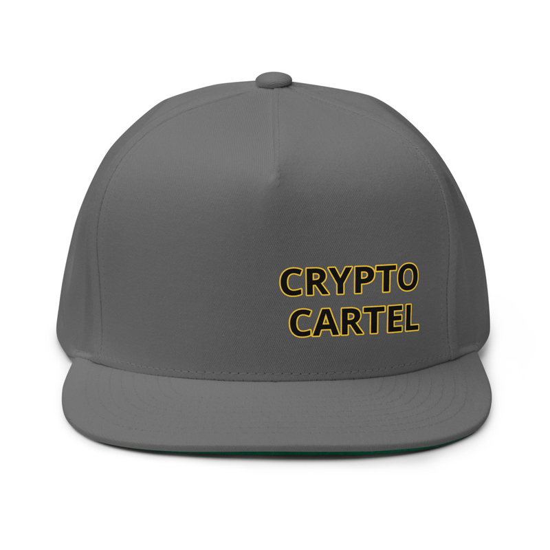 CRYPTO CARTEL Flat Bill Cap