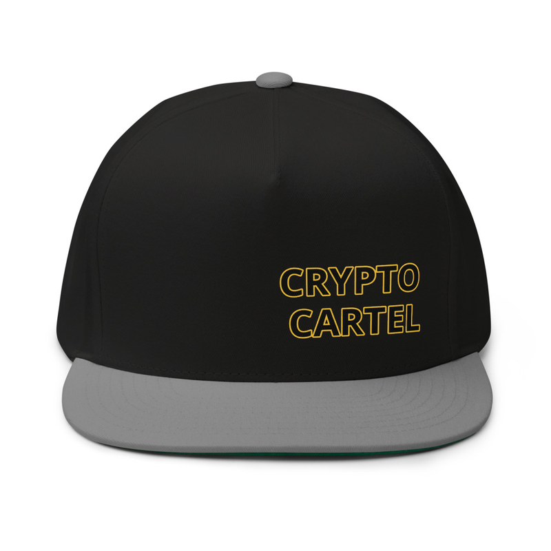 CRYPTO CARTEL Flat Bill Cap