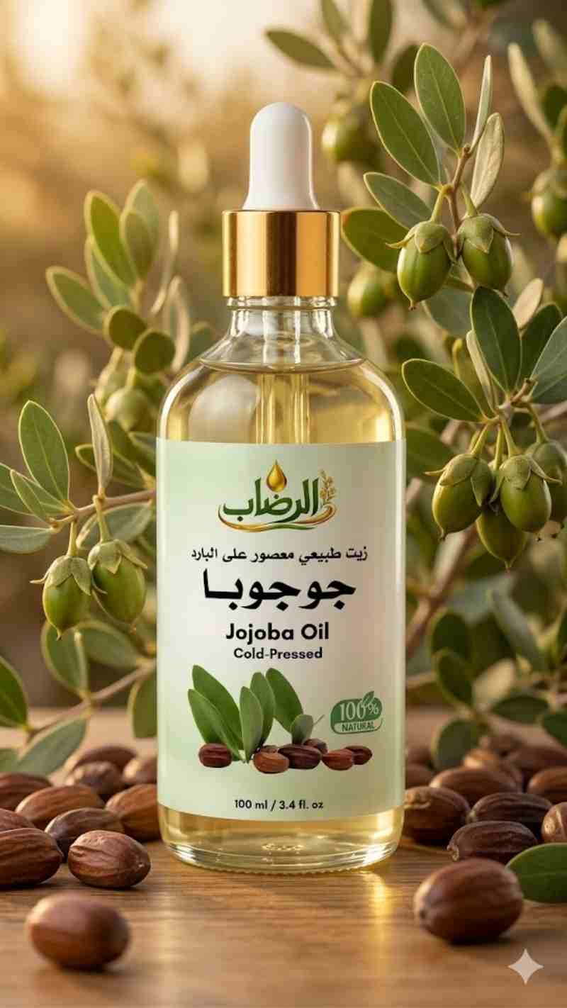 زيت الجوجوبا الطبيعي