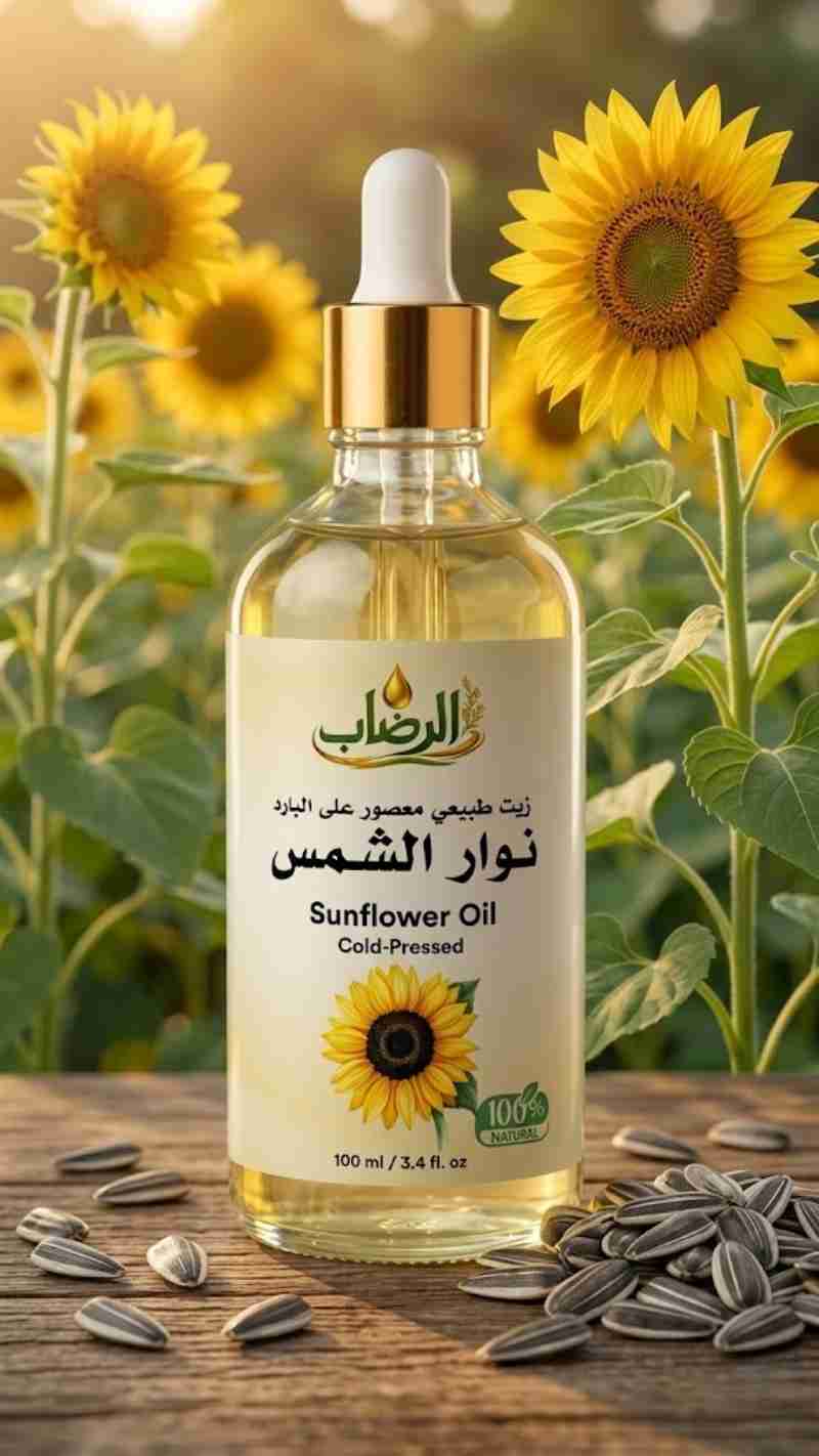 زيت نوار الشمس الطبيعي