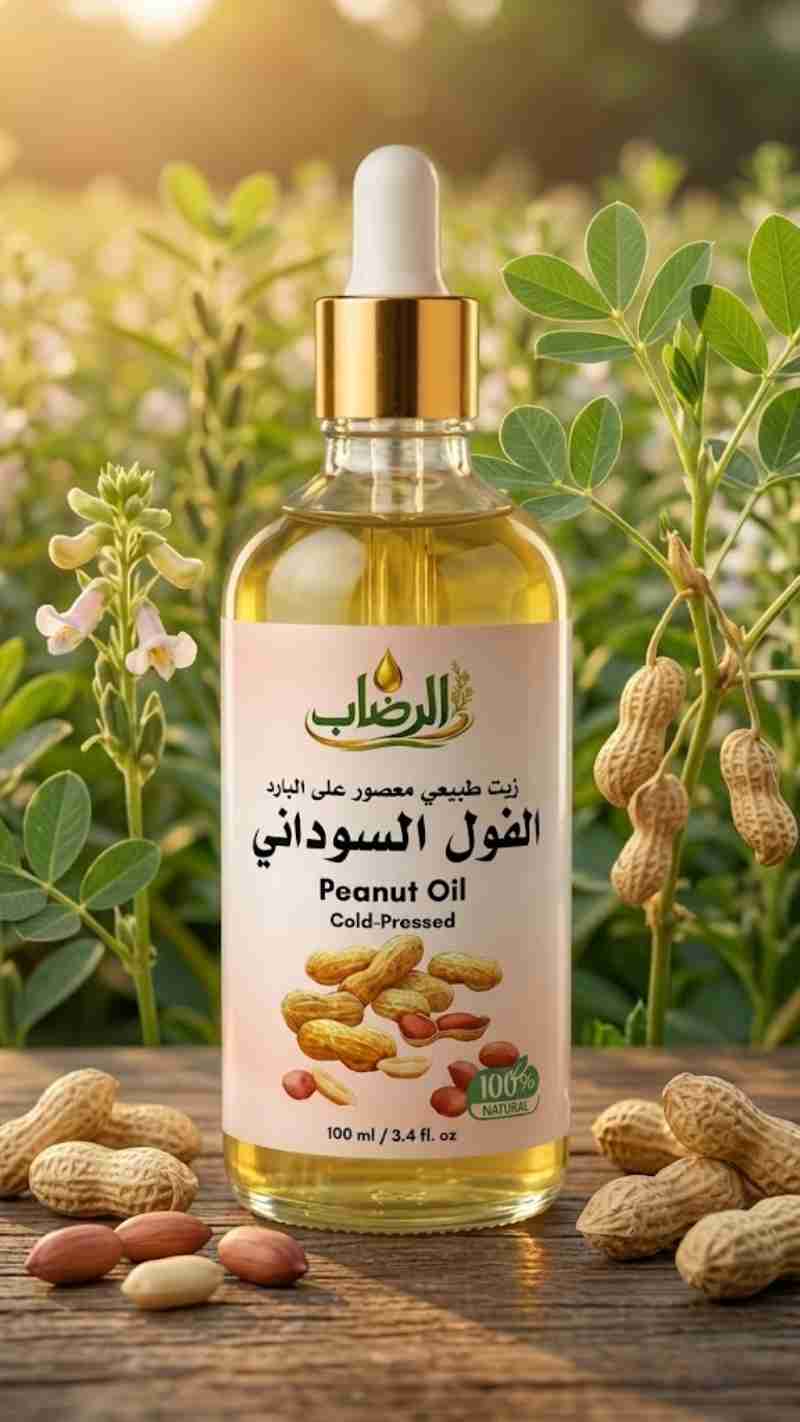 زيت الفول السوداني الطبيعي