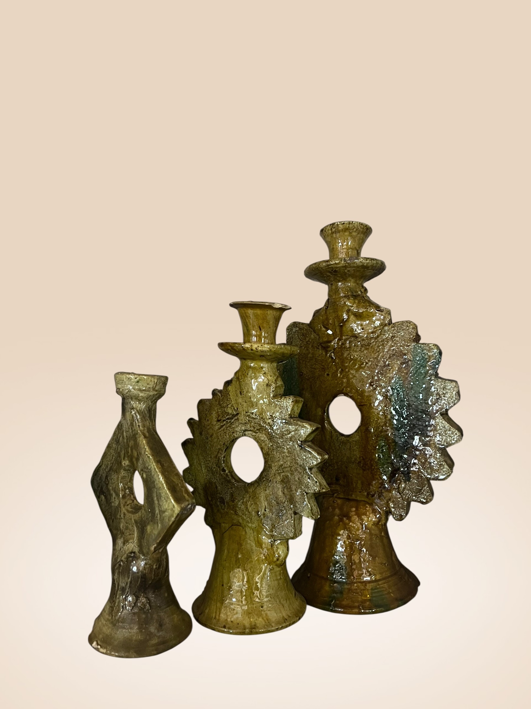 Abstract Ceramic Vase Set