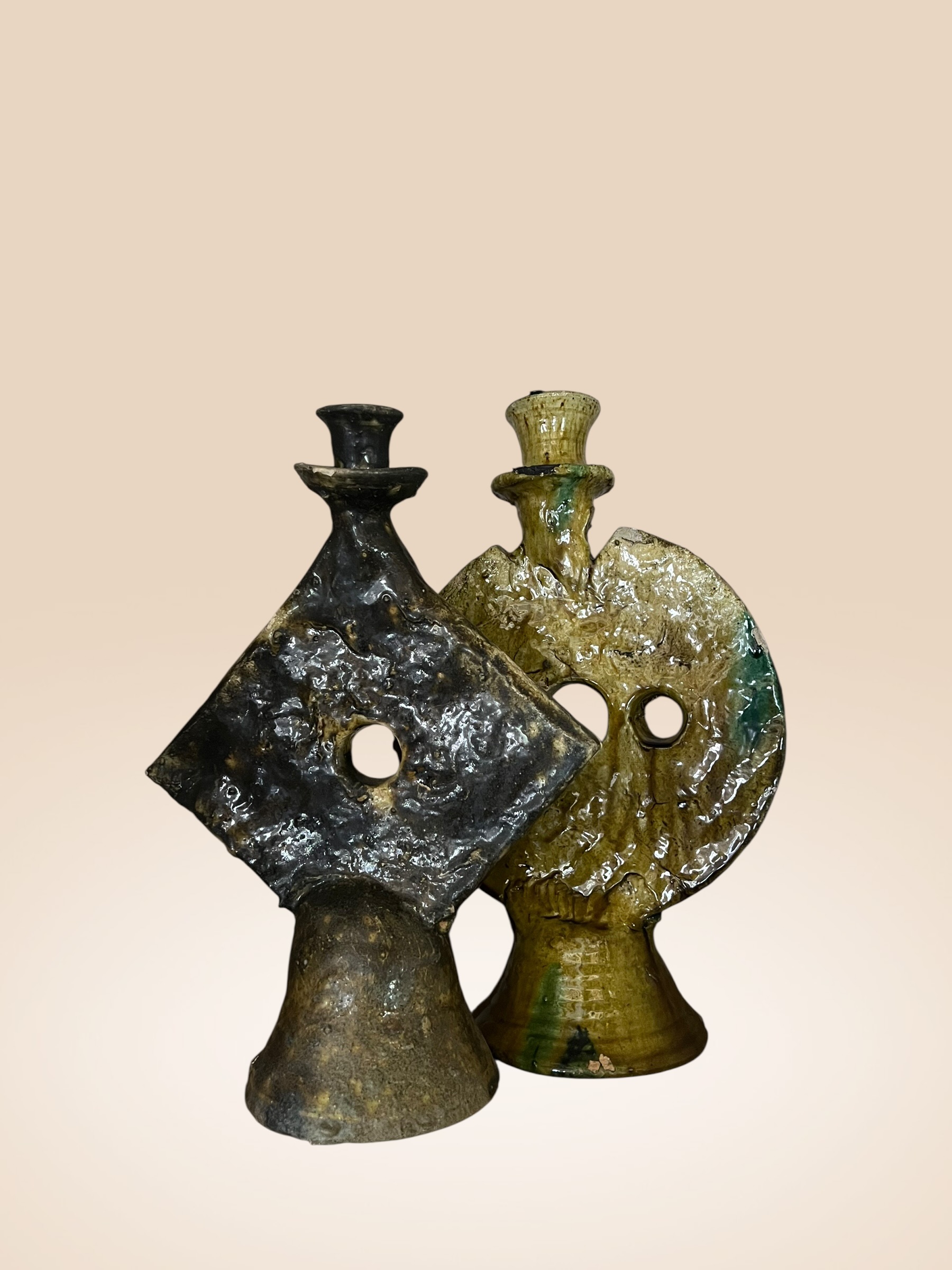 Abstract Ceramic Vases Set