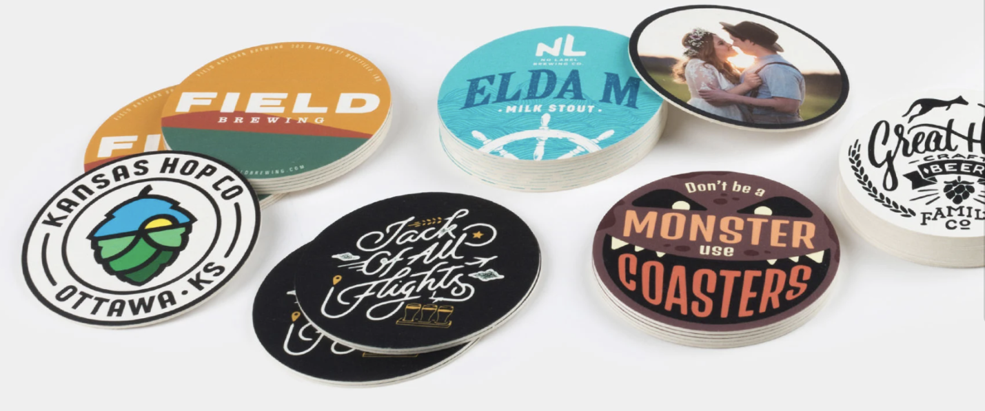 Custom Printed Drink Coasters