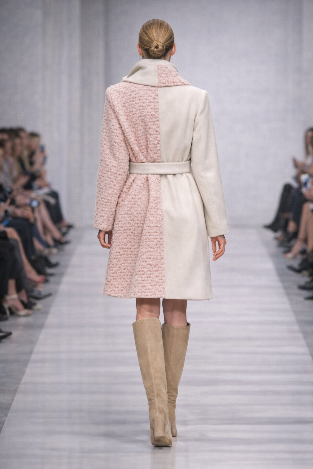 rose Ivory Wrap Coat