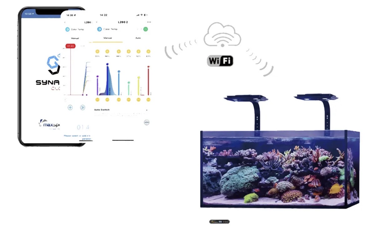 Luminária LED  Maxspect Jump MJ-L260 Blue 63W  