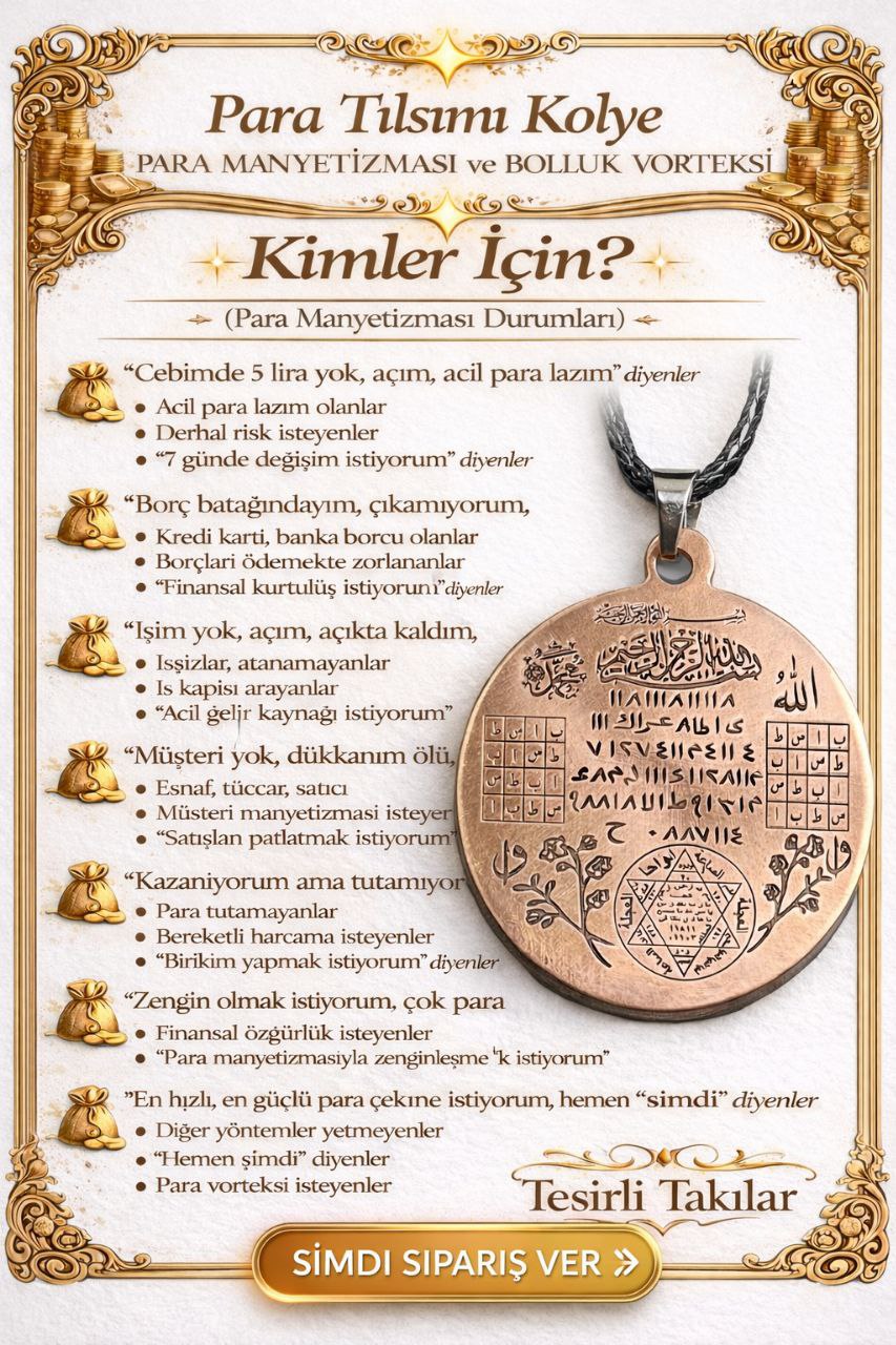 PARA VE BOLLUK TILSIM KOLYE 