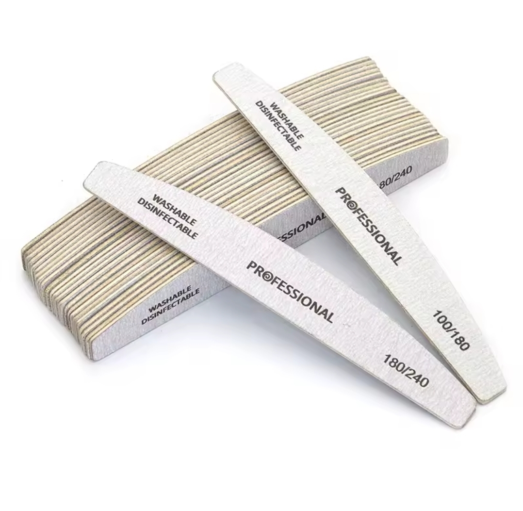 Lixas de Unha Profissional Kit com 10 Lixas 