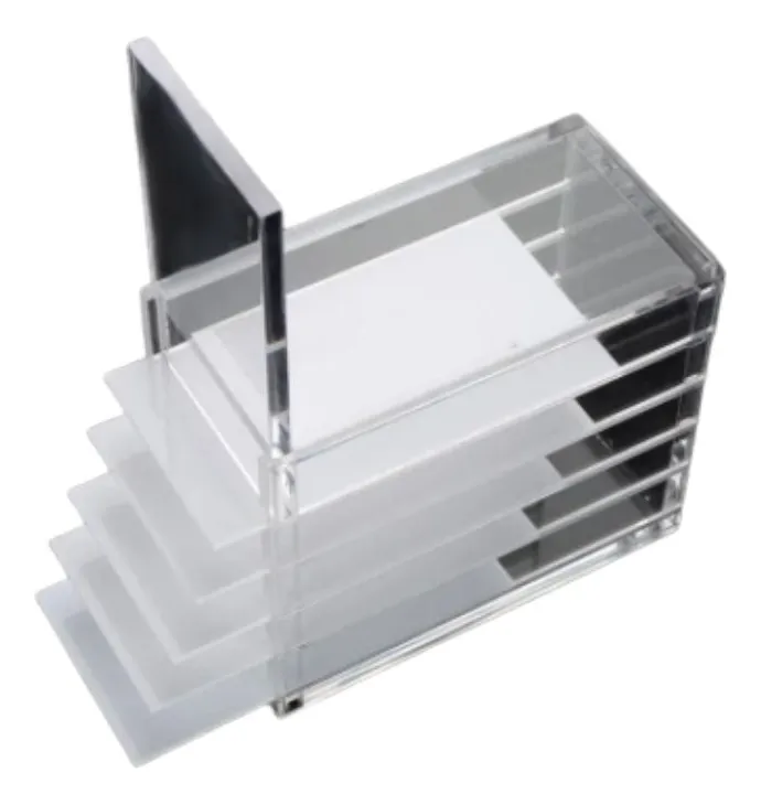 Caixa Porta Cilio Acrilico Organizado Extensao Transparente