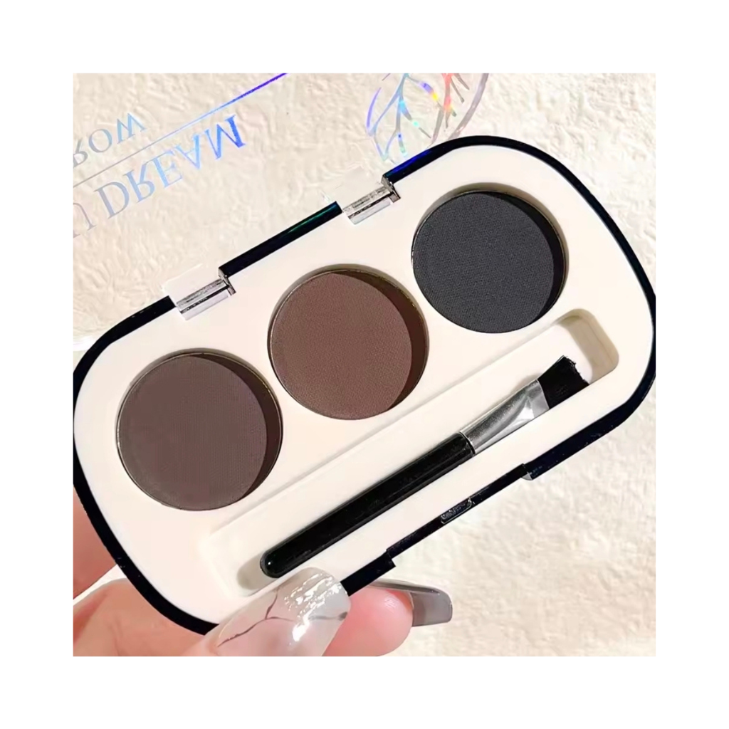 Paleta de Pó para Sobrancelha 3 Cores