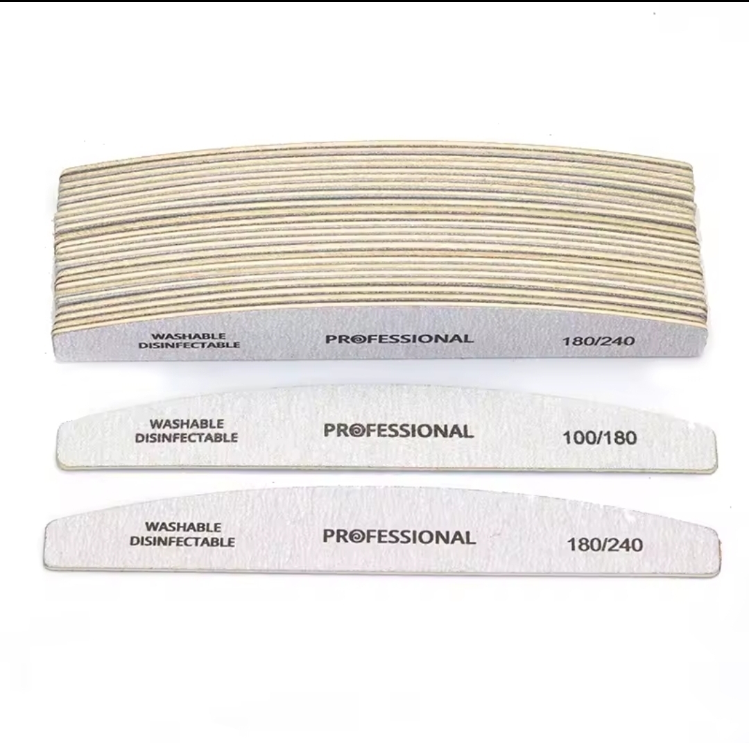 Lixas de Unha Profissional Kit com 10 Lixas 