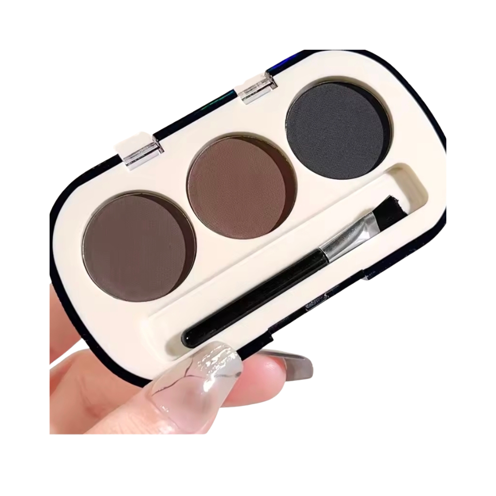 Paleta de Pó para Sobrancelha 3 Cores
