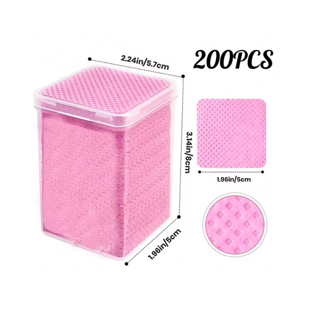 Lenços Pode usado limpar bico do adesivo , varias finalidade na Estética.