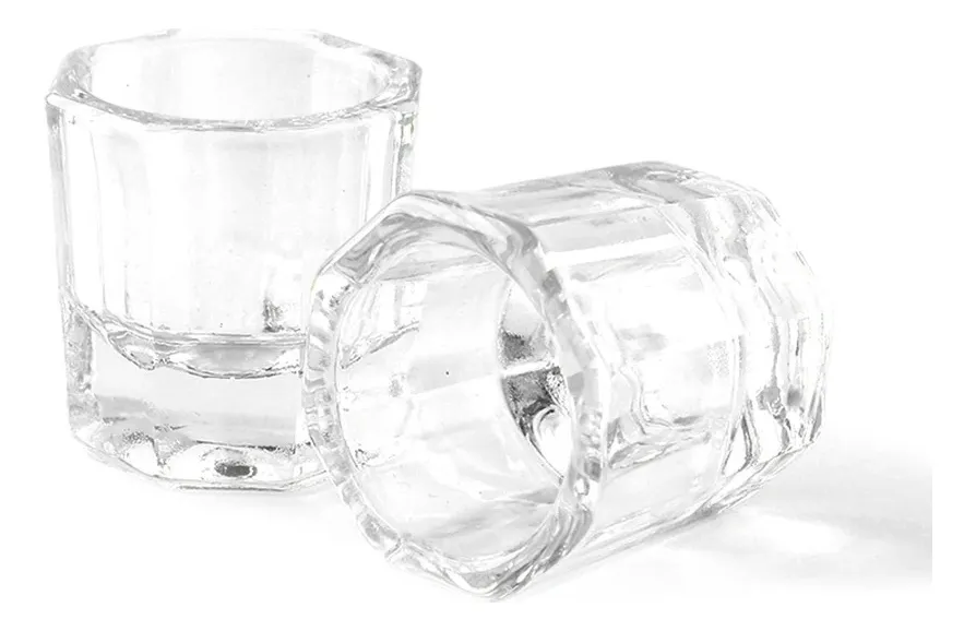 2 un Copinho Dappen Copo Pote Dapen Unha Porcelana Henna