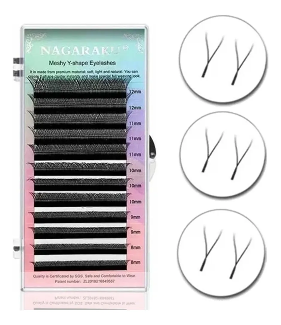 Cílios Postiços  Y-shape Nagaraku