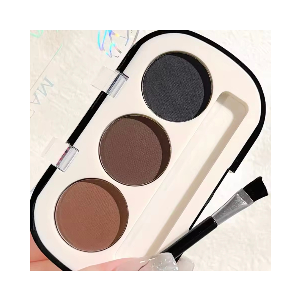 Paleta de Pó para Sobrancelha 3 Cores