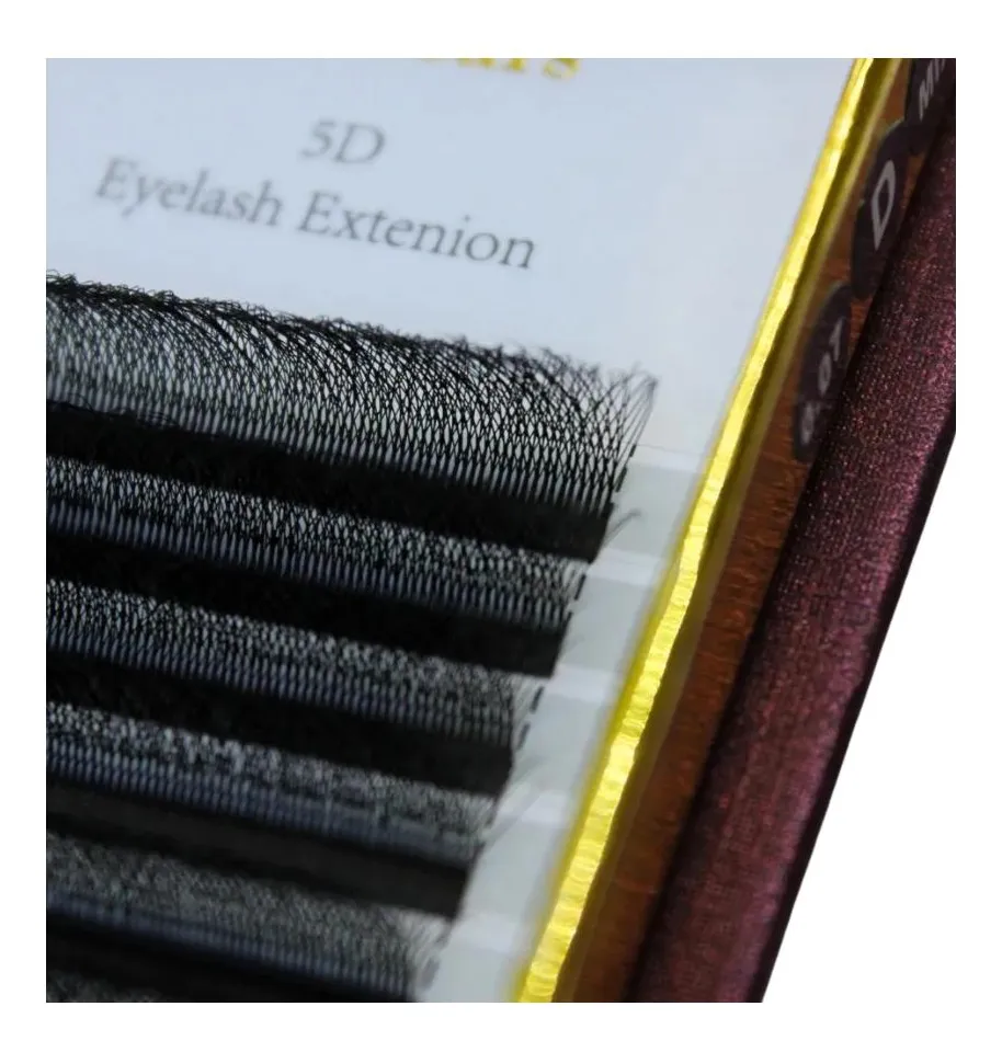 Extensão de Cílios Curvatura 5D  Tamanho 13 Decemars