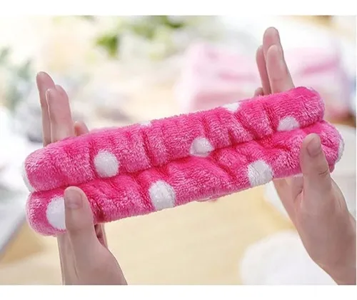 Faixa Laço Maquiagem Skin Care Make-up Para Cabelo Cor Variada Variado