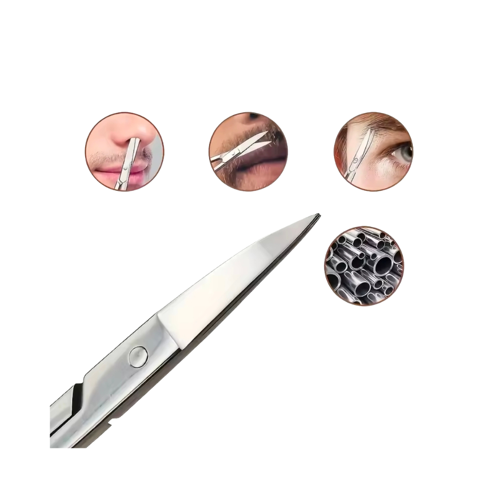 Tesoura para Nariz e Sobrancelha