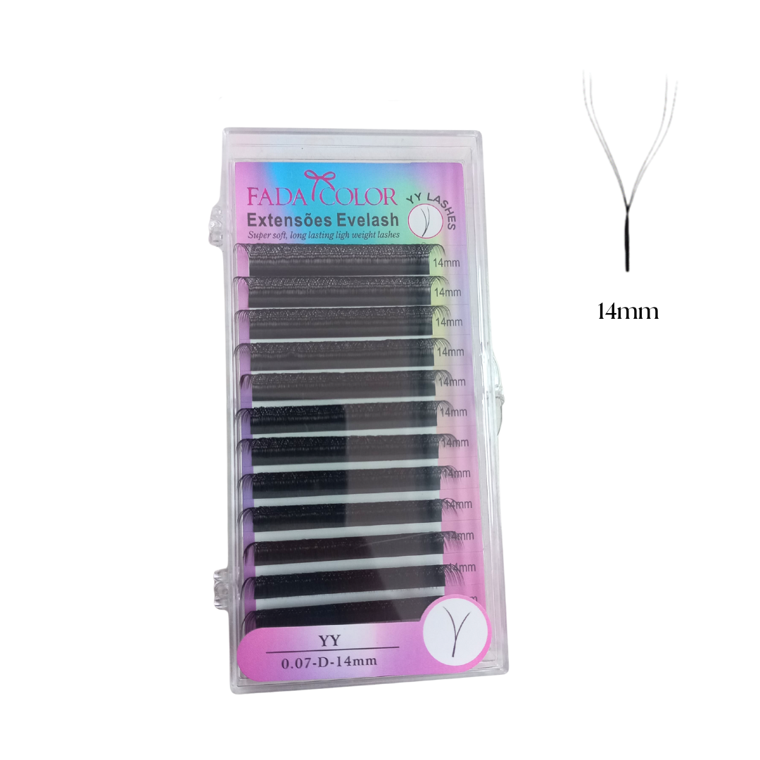 Fada Color Extensões de Cílios YY Mix 08 ao 14mm
