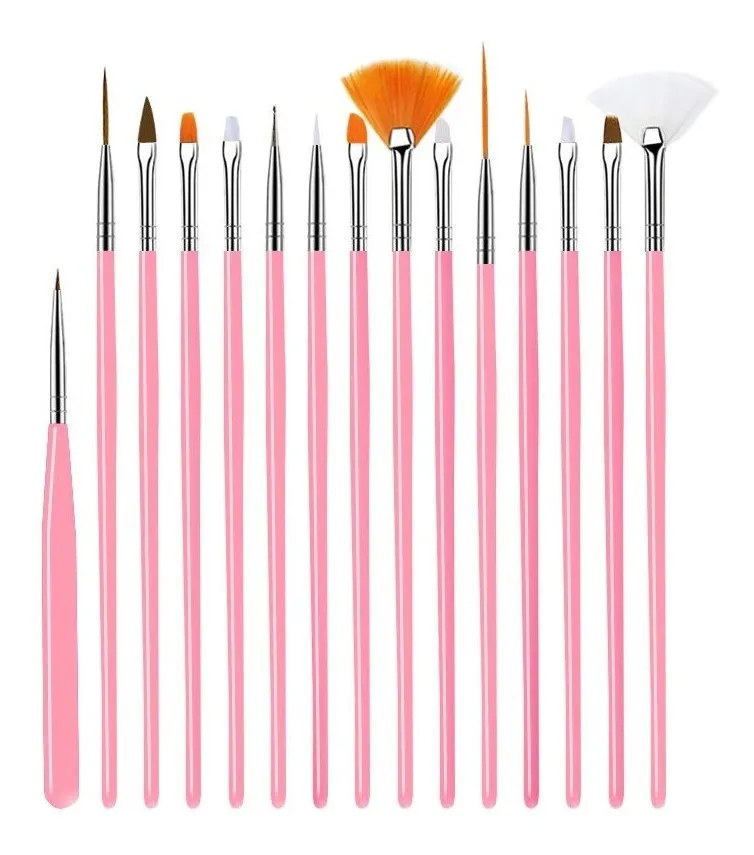 Kit de Pincéis para Nail Art