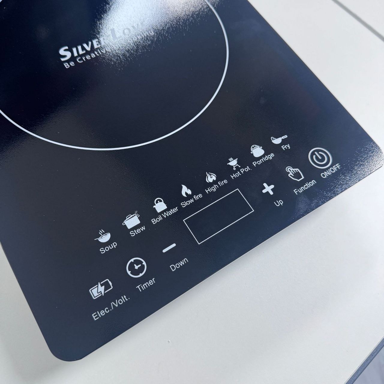 2200W Silver Love Black Induction Cooker