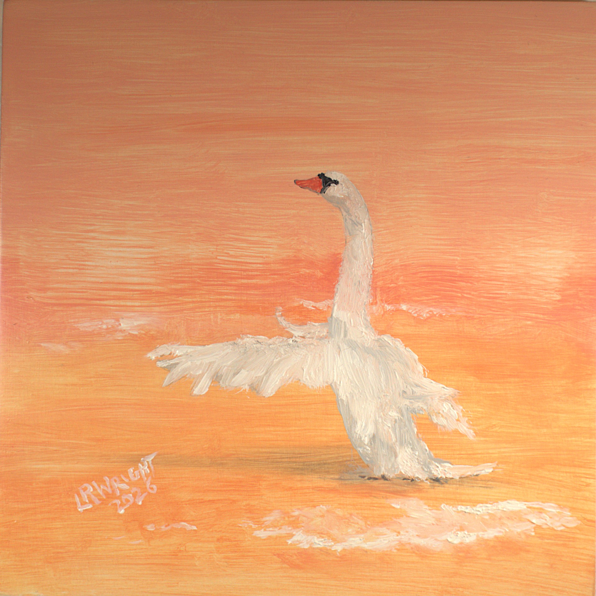 S402026 8"x8" oil on birch cradle board