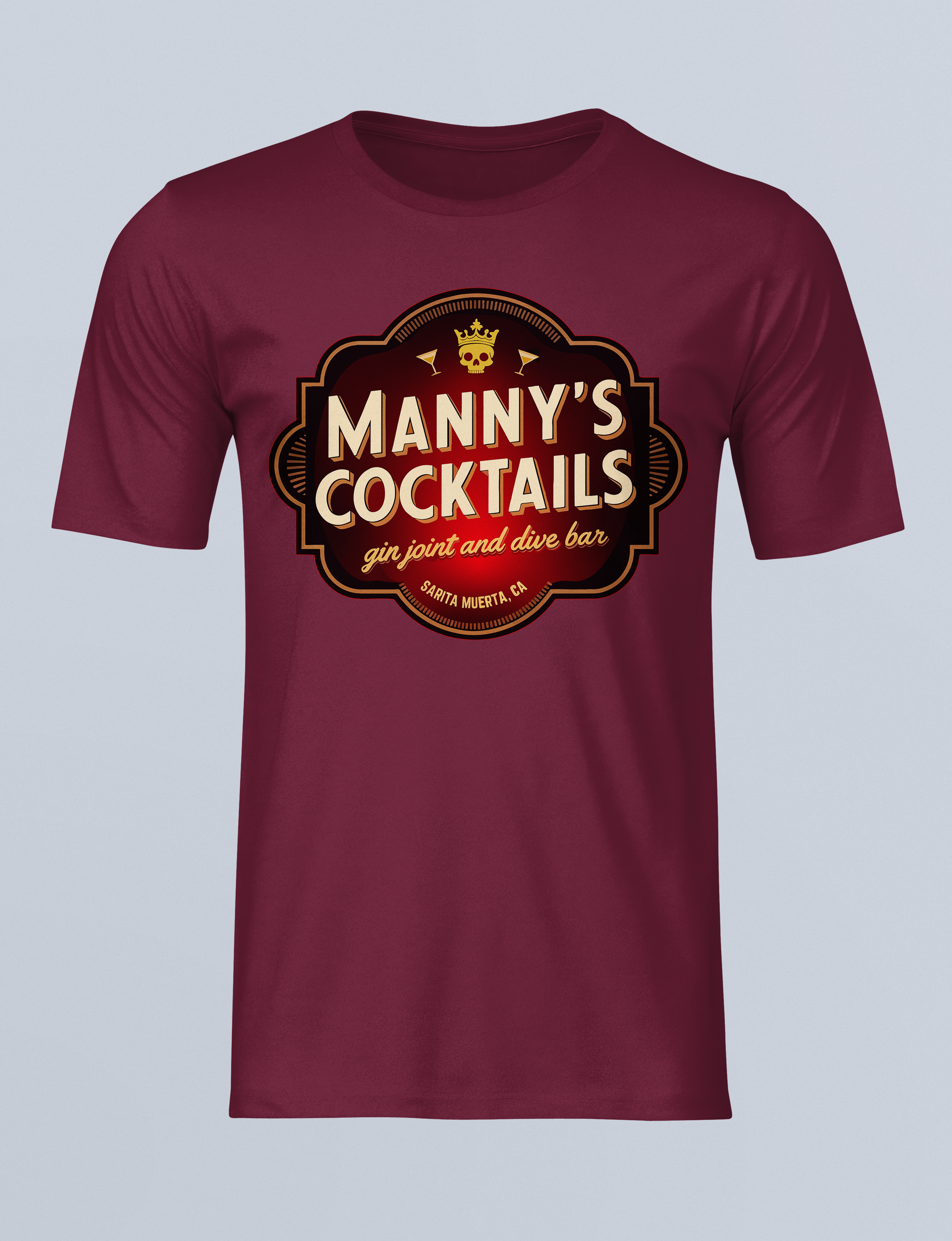 MANNY'S COCKTAILS LOGO TEE