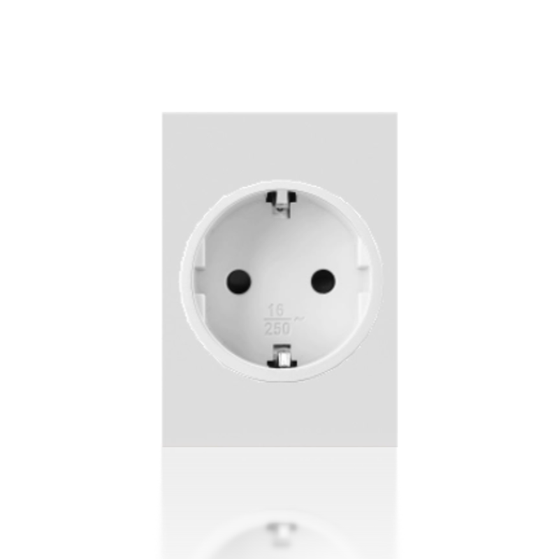 2P+E schuko socket module