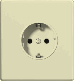 2P+E schuko socket mechanism