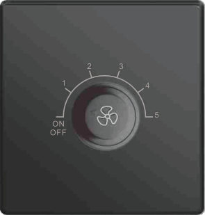 Fan speed regulator switch mechanism