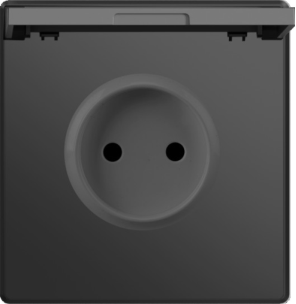 2P waterproof european socket mechanism