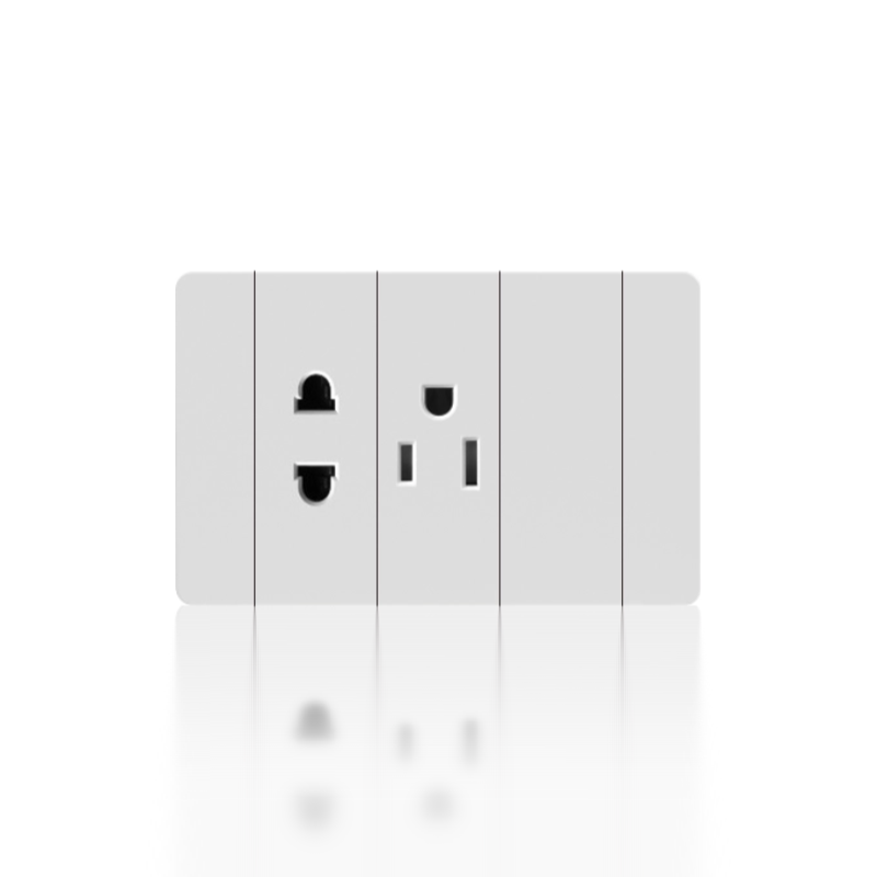 2P socket, 2P+E US socket with switch