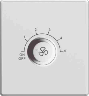Fan speed regulator switch mechanism