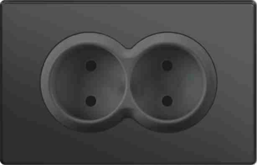 Twin european socket mechanism