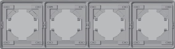 4 unit combinative frame