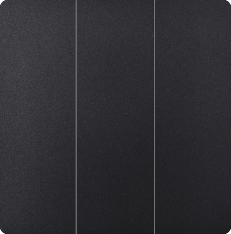 BS three gang one way switch