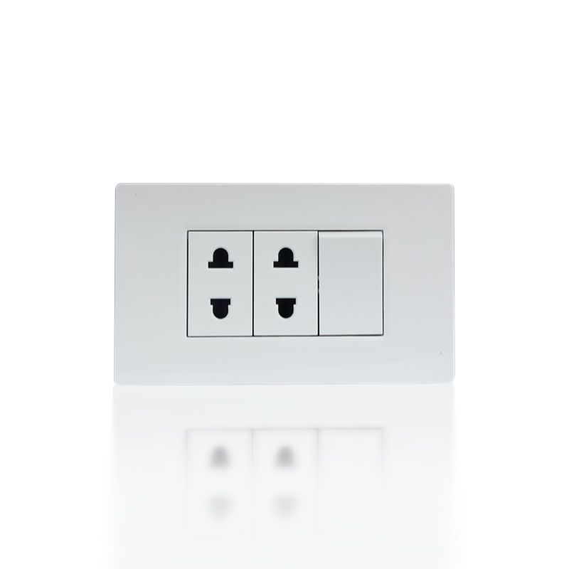 Switched  two pole socket Thailand socket Vietnam socket module