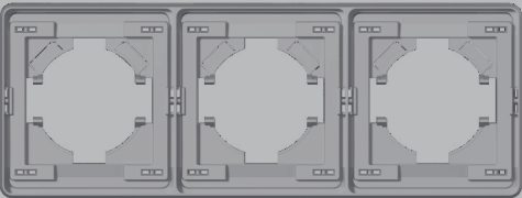 3 unit combinative frame