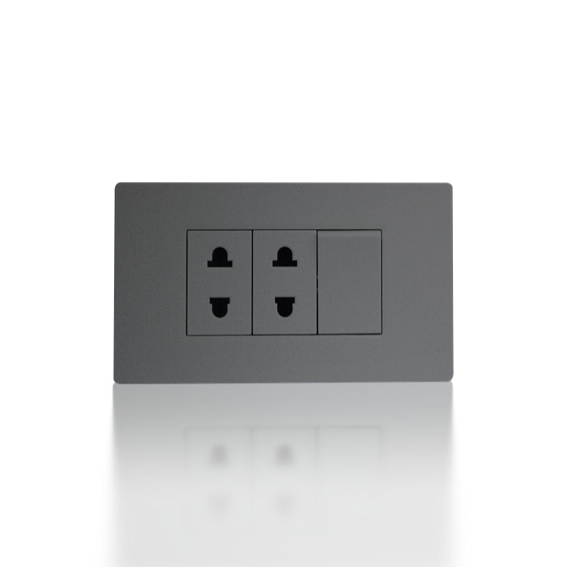 Switched  two pole socket Thailand socket Vietnam socket module