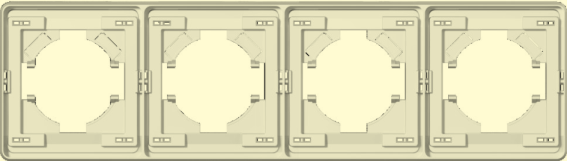 4 unit combinative frame