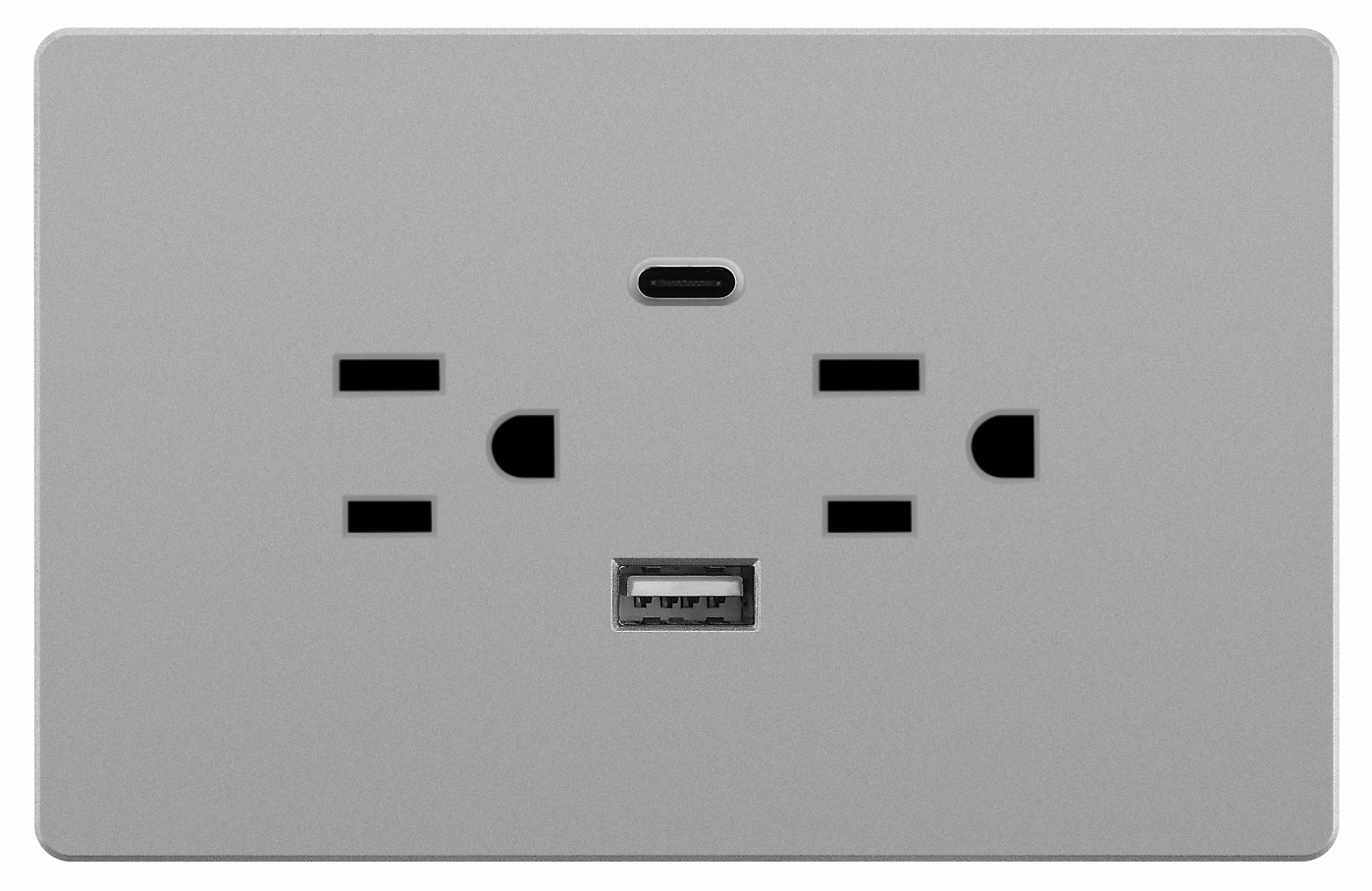 Twin US socket American socket thailand socket with USB + Type C charging port