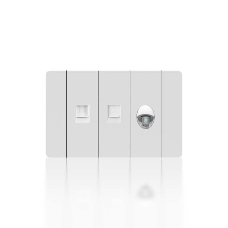 Telephone, data and satellite socket