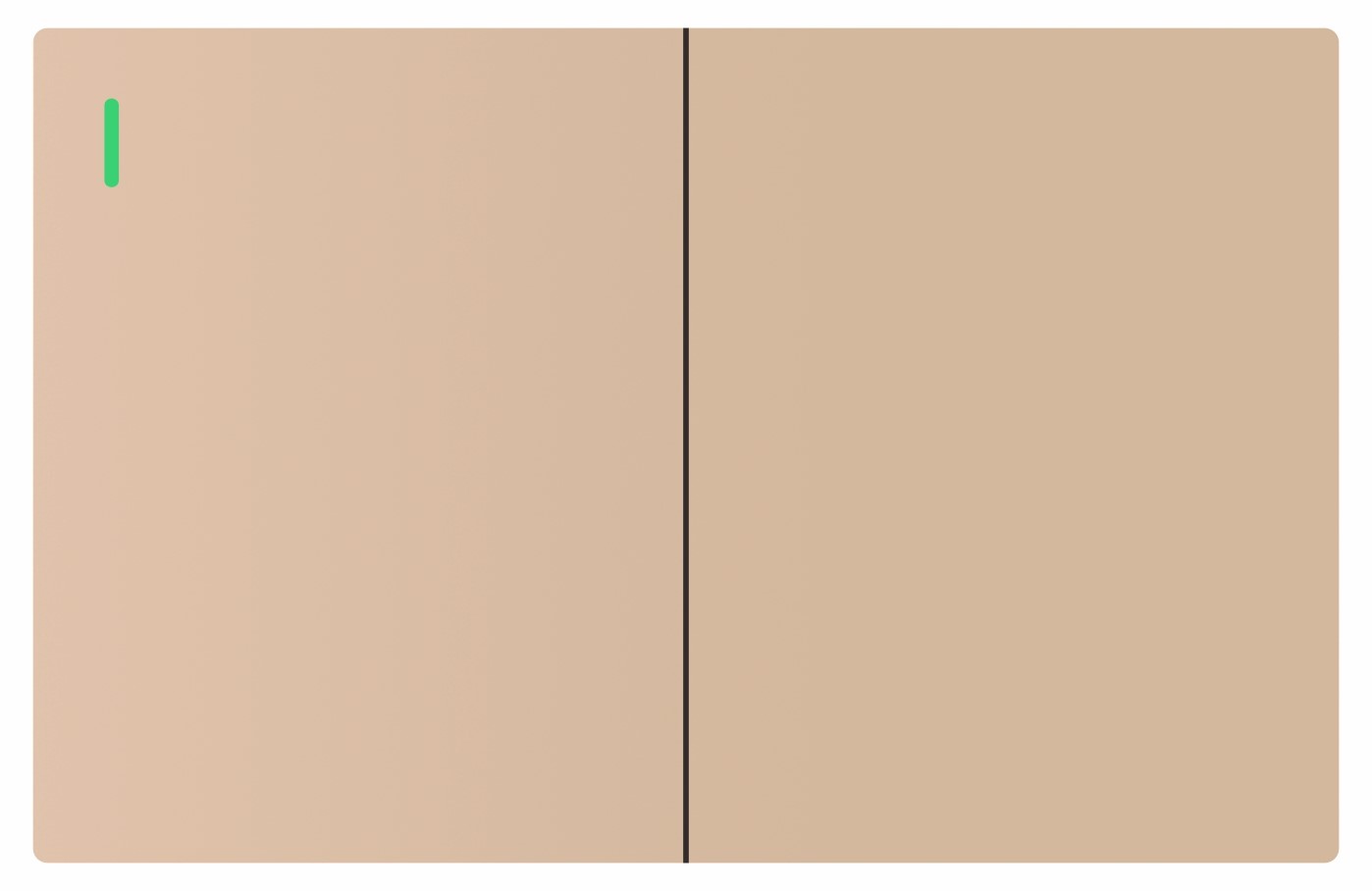 Two gang two way switch