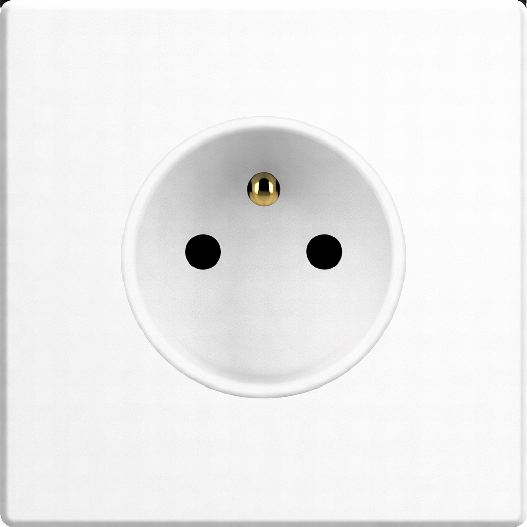 2P+E France socket mechanism