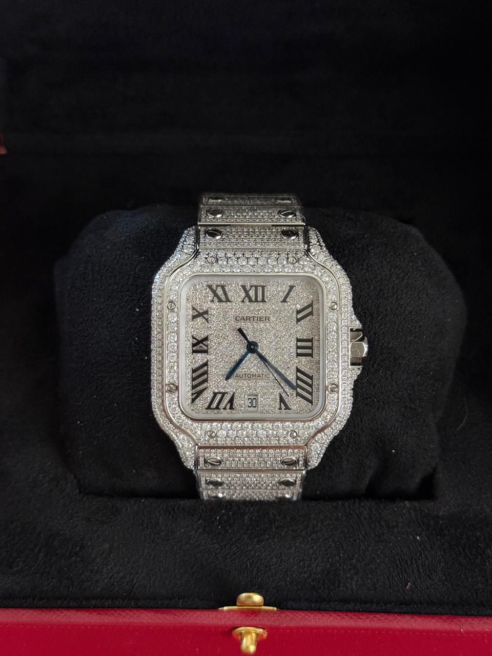 CARTIER SANTOS FULL ICE