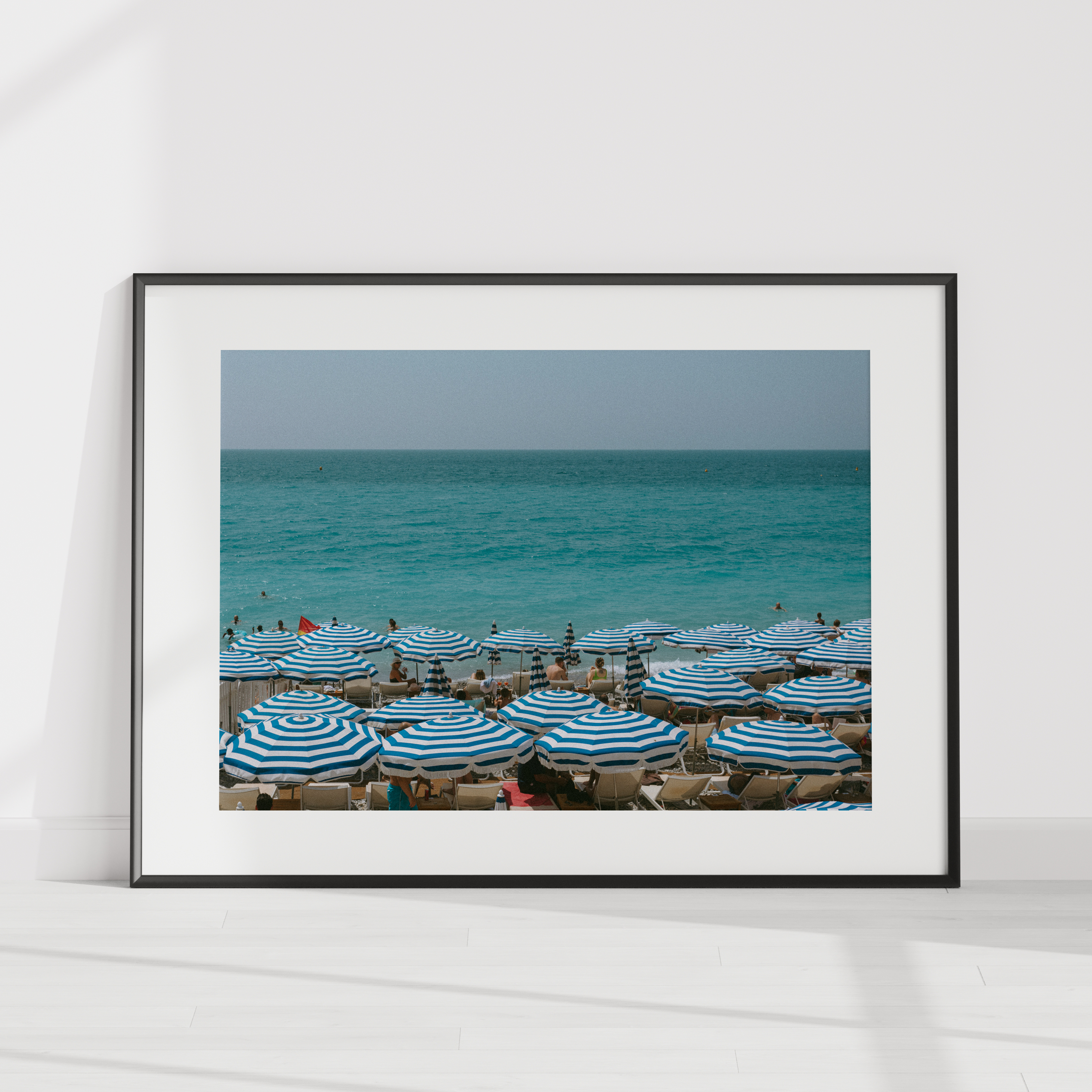 Umbrellas of Nice Digital Wall Art