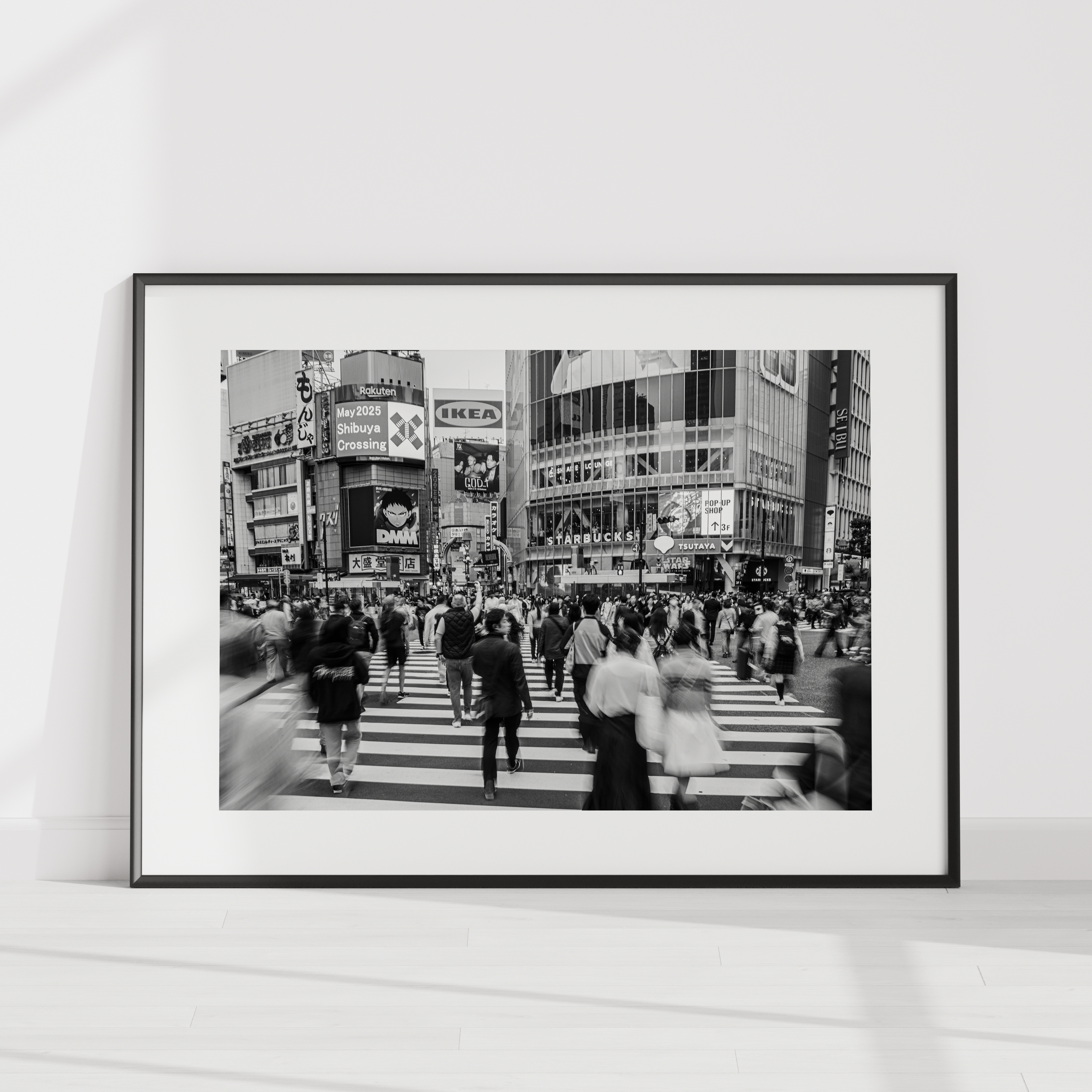 Shibuya Crossing Digital Wall Art