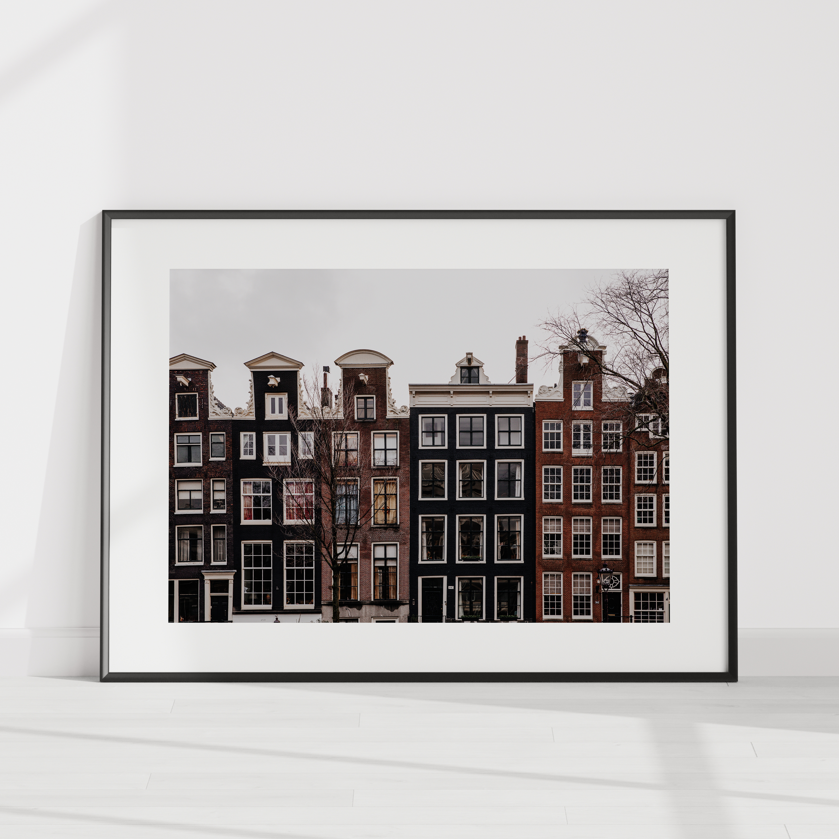 Amsterdam Canal House Digital Wall Art